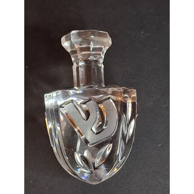 Rosenthal Classic 24% Lead Crystal Dreidel Judaica 3.5" Hand Cut W/ Original Box For Sale - Image 13 of 17