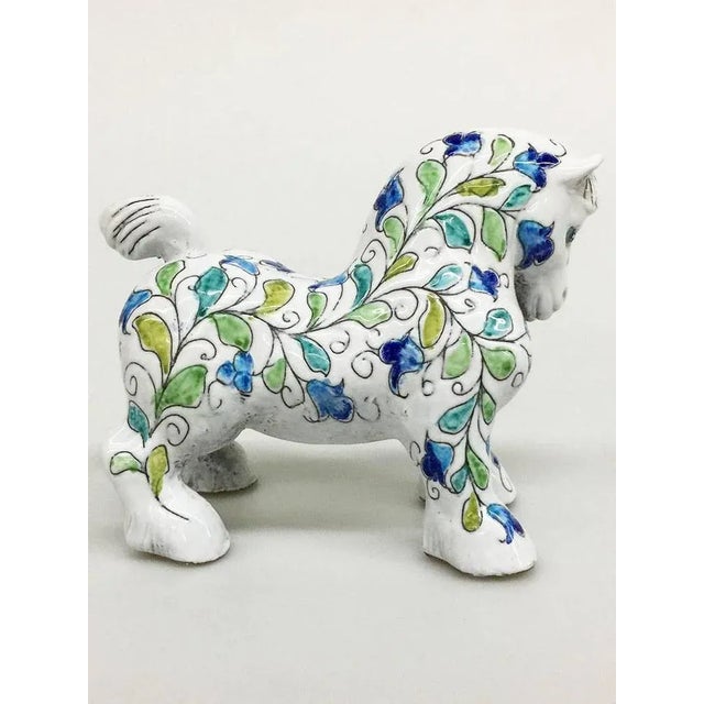 Italian Mancioli Pottery Horse Figure from Raymor, Florence, 1960s For Sale - Image 3 of 7