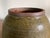 Mid-Century Modern Mid-Century Signed Brutalist Stoneware Pottery Vase With Abstract Glaze For Sale - Image 3 of 9