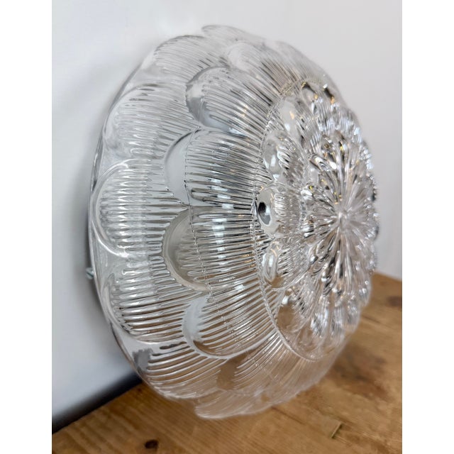 1980s Vintage Glass Wall Light, 1970s For Sale - Image 5 of 17