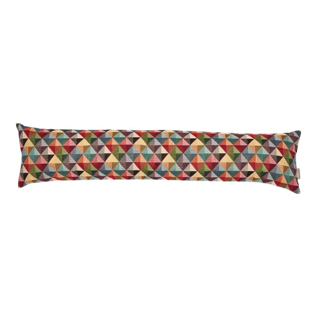Geometric Diamonds Woven Draught Excluder - 20x90cm (8"x35") For Sale