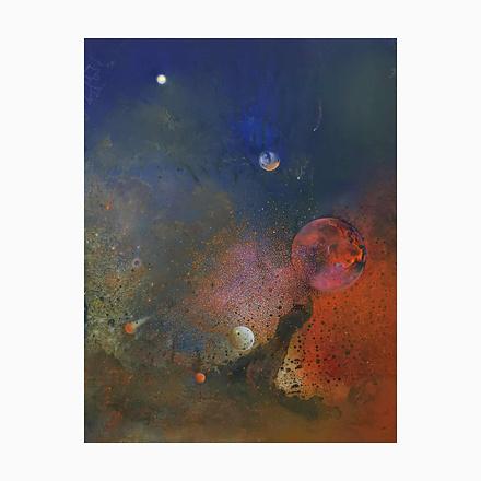 Barbara Hubert, Galaxy 4, 2025, Oil on Canvas For Sale - Image 6 of 6