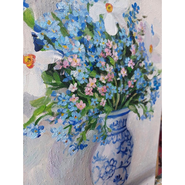 Anna Silabrama, Harmony in Bloom, 2025, Acrylic Painting on Canvas For Sale - Image 8 of 9
