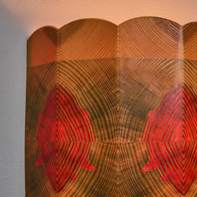 Wood 1960s Wood Wall Lamps Attributed to Hans-Agne Jakobsson for Ab Ellysett - a Pair For Sale - Image 7 of 18