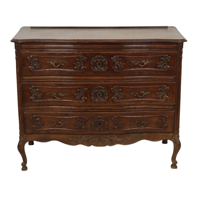 Antique Oak Chest of Drawers, France, 19th Century For Sale - Image 12 of 18