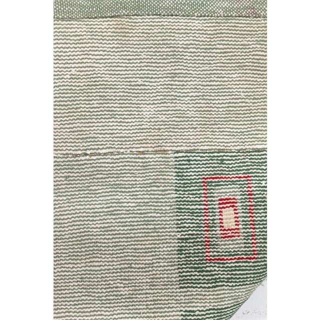 Textile Doris Leslie Blau French Art Deco Vintage Geometric Sage Rug By Paule Leleu For Sale - Image 7 of 9