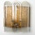 Gold Art Deco Blown Glass & Brass Wall Sconce attributed to Doria, 1960s For Sale - Image 8 of 15