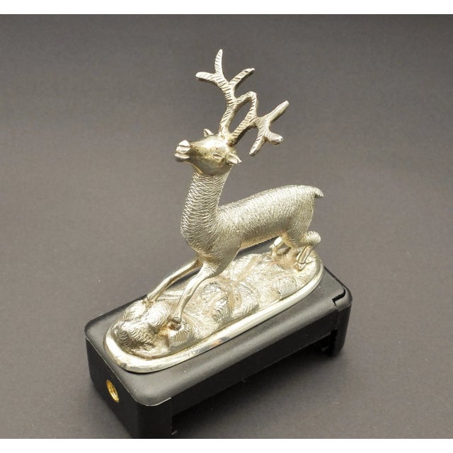 This fabulous 5-point buck is created in gorgeous .900 silver and was purchased in Peru in the 1980s. This majestic animal...