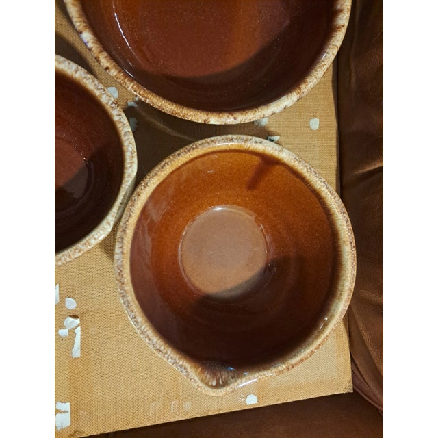 1980s Mid-Century McCoy Pottery Mixing Bowl Set- 3 Pieces For Sale - Image 4 of 9