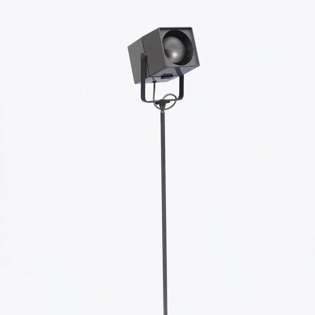 A vintage floor lamp designed by John and Sylvia Reid. Produced in Great Britain by Rotaflex (signed). This piece is...