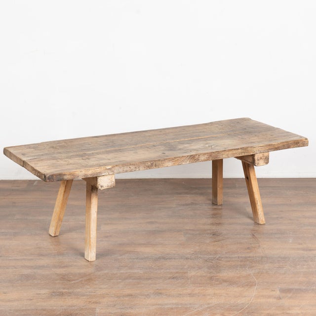 Brown Rustic 20th Century Hungarian Coffee Table For Sale - Image 8 of 8