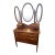 Antique Inlaid Dresser With Triple Mirror For Sale