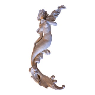 1980s The Mermaid of Langelinie Cove Resin Wall Sculpture For Sale