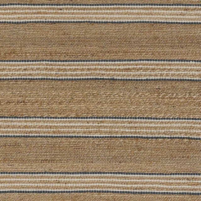 Erin Gates by Momeni Chestnut Stripe Blue Hand Woven Wool Area 2'3" X 8' Runner For Sale - Image 9 of 10