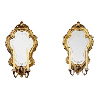 19th Century Baroque Italian Mirrors - a Pair For Sale