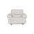 Petronio Leather Armchair in White by Tito Agnoli for Poltrona Frau For Sale - Image 13 of 14