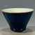 Chinoiserie Vintage Chinoiserie Monochrome Blue Glazed Porcelain Teacup – Celadon Interior, Gilded Rim For Sale - Image 3 of 9