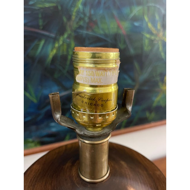 Vintage Frederick Cooper Chicago Asian Revival Porcelain Ginger Jar Table Lamp For Sale - Image 12 of 12