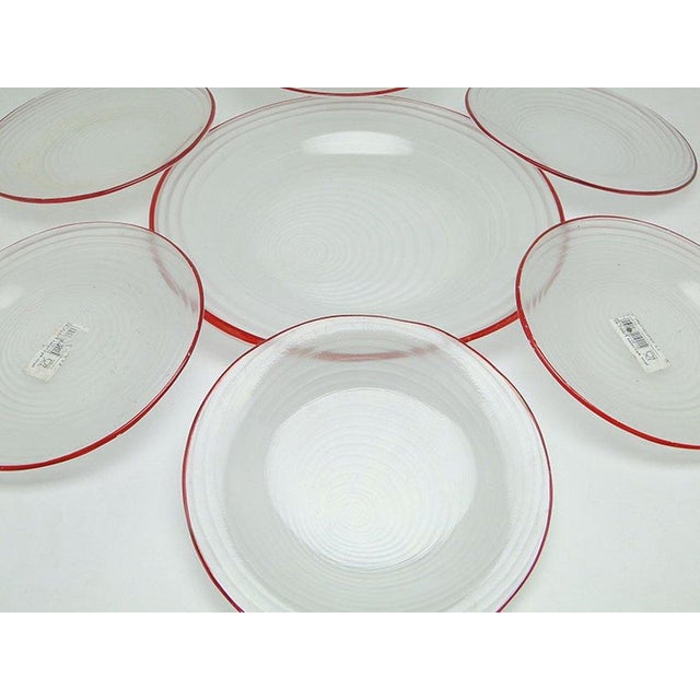 Rotor Dessert Set by J. Drost from Ząbkowice Gospodarcza Huta, Poland, 1974, Set of 7 For Sale - Image 6 of 9