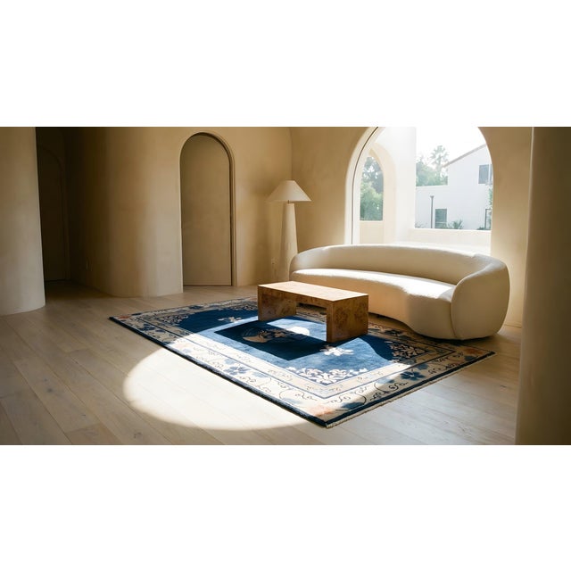 Textile Antique Chinese Peking Rug For Sale - Image 7 of 7