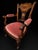 Early 20th Century Edwardian Mahogany & Satinwood Inlaid Armchair with Castors, 1905 For Sale - Image 5 of 9