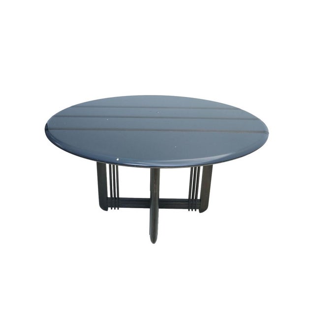Giorgetti Round Dining Table by Umberto Asnago, 1980 For Sale - Image 14 of 14