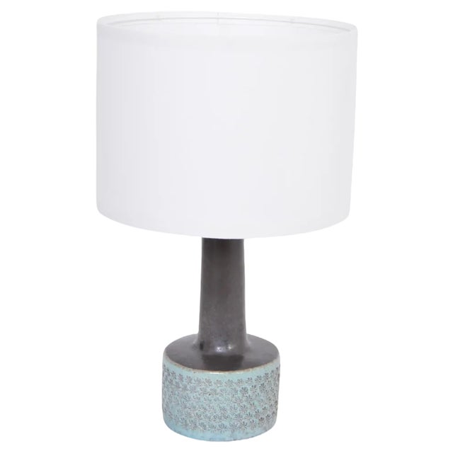Mid-Century Danish Modern Handmade Ceramic Table Lamp, 1970s For Sale