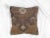 Persian Persian Pillow W/Oushak Rug Fragment - 1'4" X 1'4" For Sale - Image 3 of 3