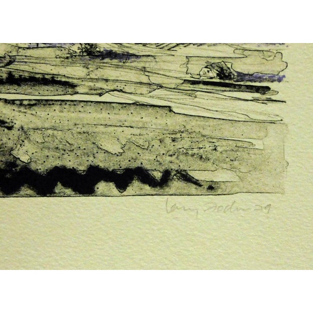 Impressionist Larry Fodor "Space Pueblo" Hand Signed Southwestern Artwork For Sale - Image 3 of 5