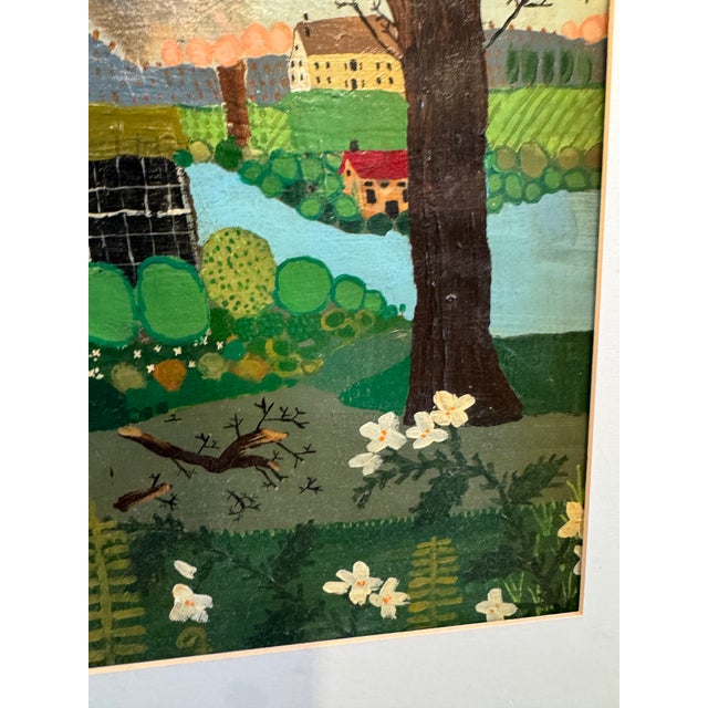 American Esther Pearl Watson, the Beautiful, 2003 — Acrylic on Board For Sale - Image 3 of 15
