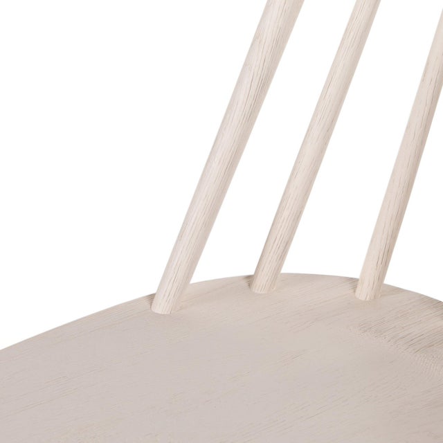 Four Hands Lewis Windsor Chair - Off White Oak Solid For Sale - Image 10 of 12