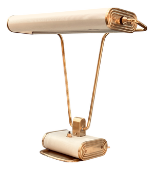 Art Deco Model N71 Table Lamp in Brass by Andre Monique for Jumo, France, 1958
