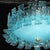 Modernist Hand-Blown Aquamarine Murano Glass Chandelier With Frosted Diffuser For Sale - Image 12 of 18
