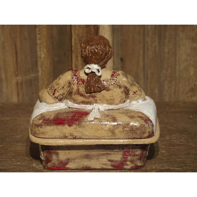 Early 21st Century French Painted Baking Terrine From Provence For Sale - Image 5 of 10