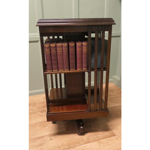 Revolving Library Bookcase, 1930 For Sale - Image 3 of 8