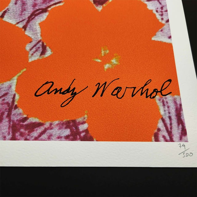 Andy Warhol / CMOA, Flowers, 1980s, Limited Edition Lithograph For Sale - Image 3 of 8