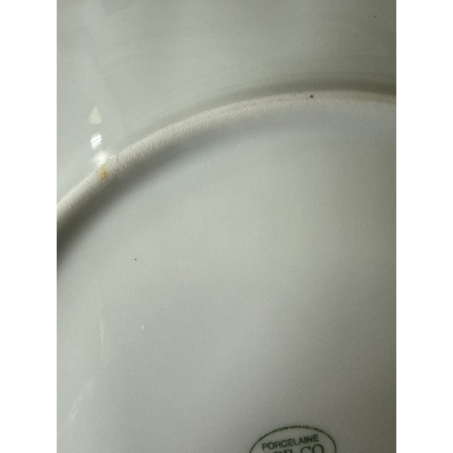 Contemporary Scallop Shell Shaped White Ceramic Plates— Set of Four For Sale - Image 17 of 18