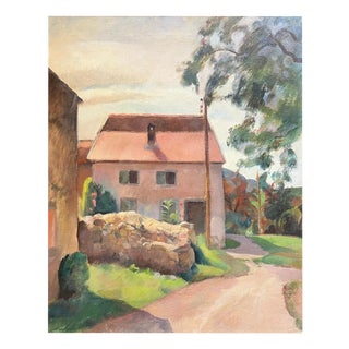 Fernand Blondin, Country House, Oil on Canvas For Sale