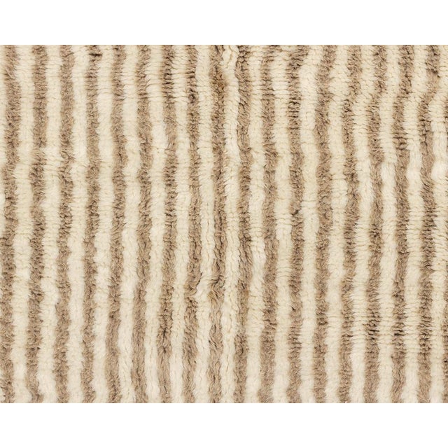 Hand-Knotted Wool Rug by Azele Studio For Sale - Image 4 of 9