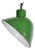 Industrial Green Enamel Factory Pendant Lamp, 1960s For Sale