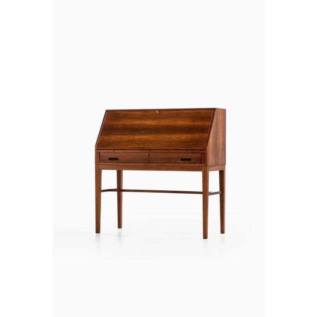 Very rare bureau / secretaire designed by kai winding. Produced by cabinetmaker p. Jeppesen in denmark. Dimensions (w x d...