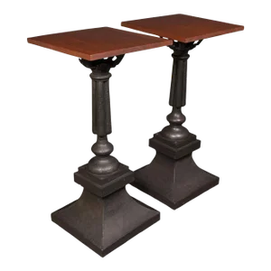 1850's Heavy Pair of Portico Tables
