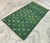 Casa Cosima Handmade Cotton Forest Green Diamond Runner, Green and White -2.5'x12' For Sale - Image 4 of 8