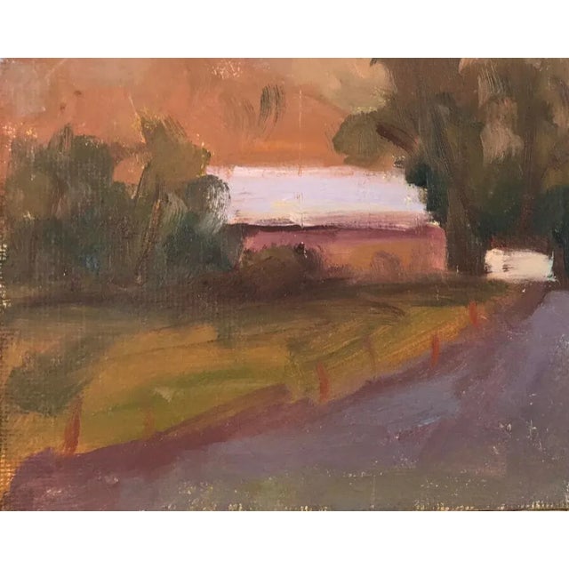 Pena Adobe Barn in Summer Original Oil Painting For Sale - Image 4 of 7