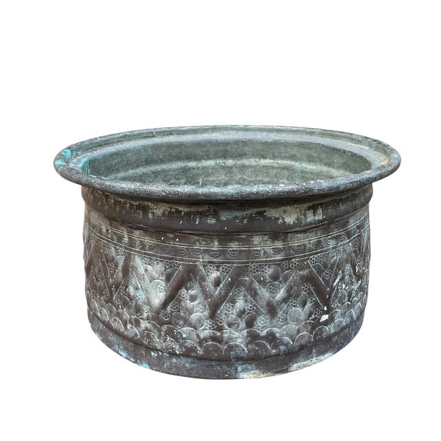 Late 19th Century Late 19th Century Cooking Pot From the Middle East For Sale - Image 5 of 11