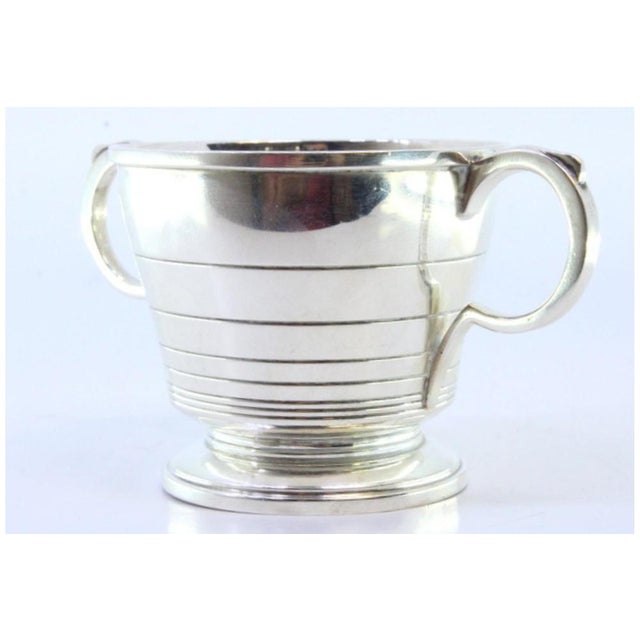 Silver Cup with Edge Friezes, Handles and Applications For Sale - Image 4 of 7
