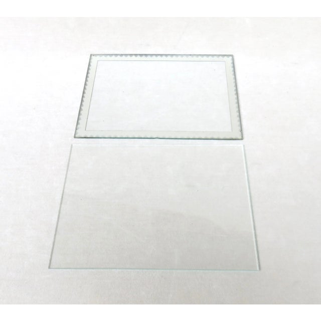 Art Deco Black Glass & Chrome French Picture Frame For Sale - Image 16 of 18