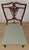 Wood Edwardian Nursing Chair with Inlaid Motif Castors Upholstery, 1910 For Sale - Image 7 of 15