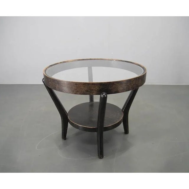 Vintage Coffee Table by Karel Koželka and Antonín Kropáček, 1940s For Sale - Image 3 of 8