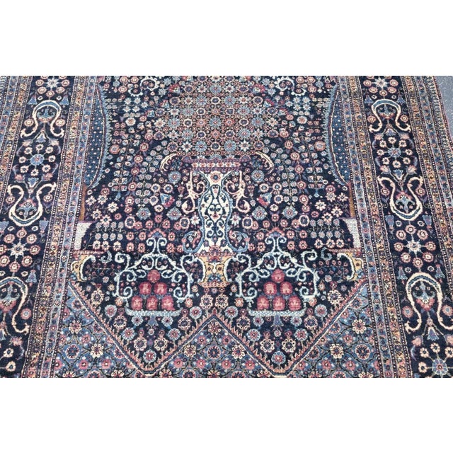 Antique Tehran Rug 4'10'' x 6'11'' For Sale - Image 11 of 11